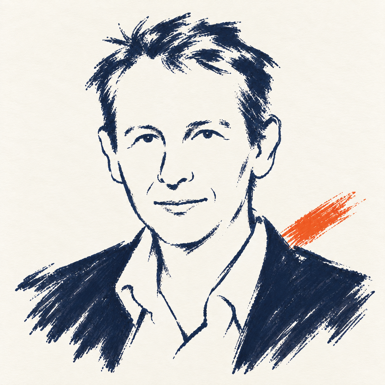 Illustration of Gertjan Rooijakkers